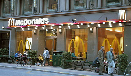 Sweden's first McDonald's restaurant