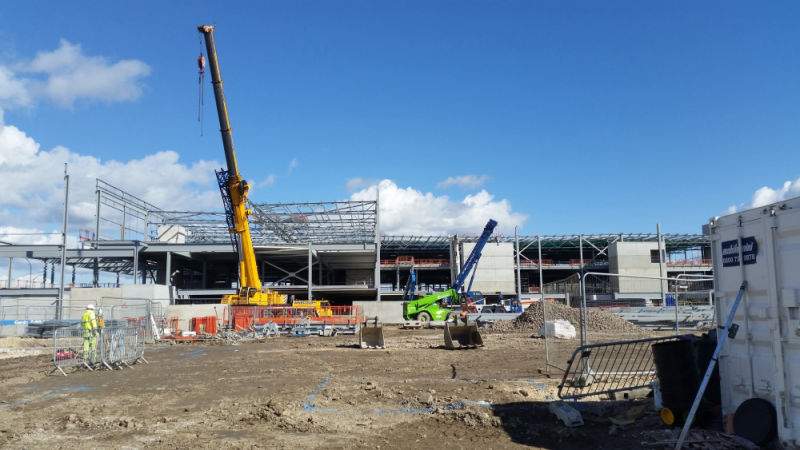 IKEA Sheffiled construction site. February 2017.